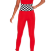 Hooded Check Jumpsuit - Image 9