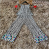 Sleeveless Border Print Jumpsuit - Image 3