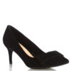 Black Bow Suede Heels - Image 3