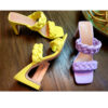 Lilac Braided Sandals - Image 2