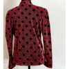 Allover Sparkle Tie-Neck Dotted Blouse - Image 2