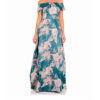 Adrianna Papell Off Shoulder Jacquard Dress - Image 6