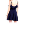 Navy Sleeveless Ruffle Dress - Image 2