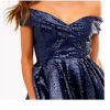 Club L London Blue Sequin Dress - Image 2