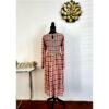 Crimson Turtle Shell Checked Dress - Image 2