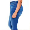 Blue Butt Lifting Skinny Jeans - Image 2