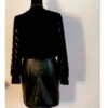 Lace & Leather Panel Dress - Image 2