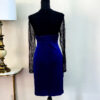 Maternity Lace & Velvet Bodycon Dress - Image 4