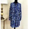 Ruffle Neck Animal Print Dress - Image 2