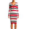 Striped Bodycon Dress - Image 2