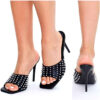 Studded Heeled Sandals - Image 2