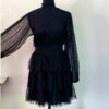 Tiered Mesh Dress - Image 2