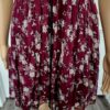 Cinq a Sept Berry Floral Silk Dress - Image 4