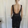 Jovani Black Lace Backless Peplum dress - Image 4