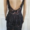 Jovani Black Lace Backless Peplum dress - Image 5