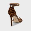 Stuart Weitzman Leopard Print Nudist Calf Hair Ankle-Strap Sandal - Image 4