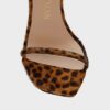 Stuart Weitzman Leopard Print Nudist Calf Hair Ankle-Strap Sandal - Image 5