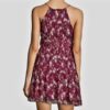 Cinq a Sept Berry Floral Silk Dress - Image 5