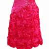 Tony Bowls Shorts Ribbon Flower One Hot Pink One Shoulder Dress - Image 4