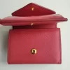 Prada Pink Vitello Leather Trifold Compact Wallet - Image 3