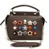 Fendi Large Brown Rainbow Two-way Bag With Pouch - Image 2