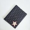 Goyard Navy Blue Goyardine Agenda/Document Cover - Image 2