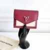 Louis Vuitton Lie De Vin Etain Creme Limited Edition Capucines Trifold Wallet - Image 2