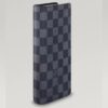 Louis Vuitton Damier Graphite Brazza Unisex Coated Canvas Long Wallet