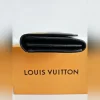 Louis Vuitton Leather & Reverse Monogram Twist Lock Long Wallet - Image 3