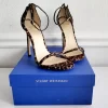 Stuart Weitzman Leopard Print Calf Hair Ankle Strap Sandals - Size 9 - Image 4